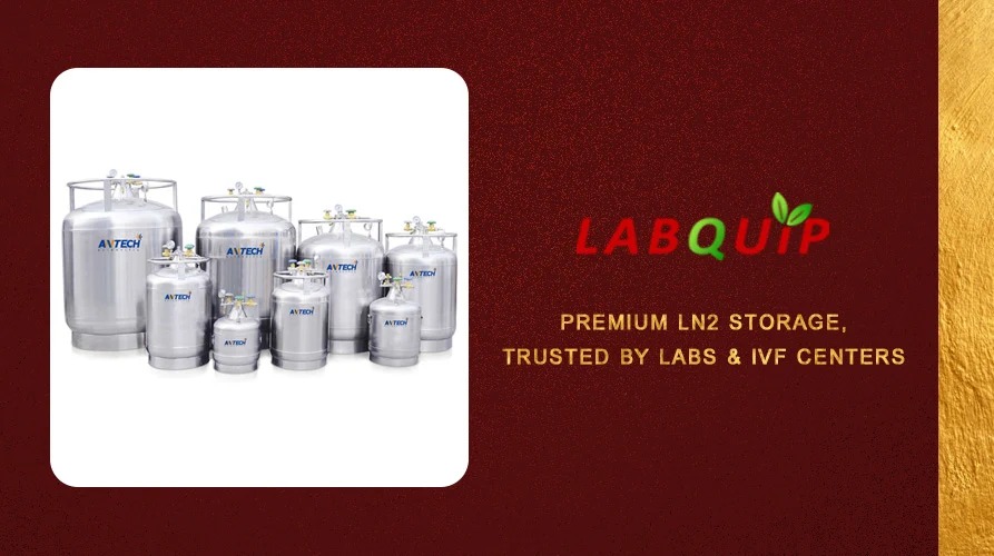 Liquid nitrogen container