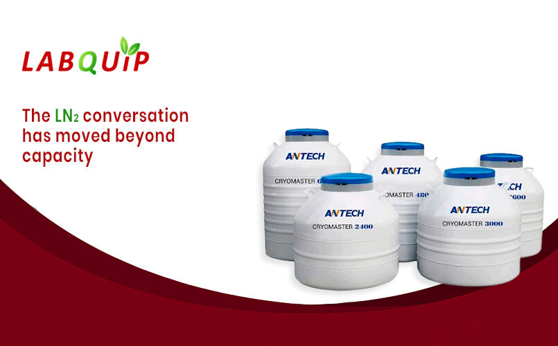 Liquid nitrogen container