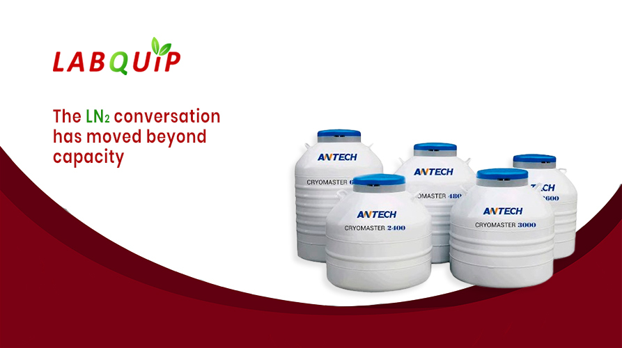 Liquid nitrogen container