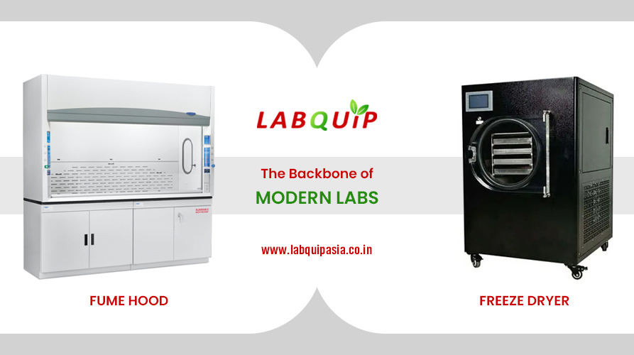 Fume Hood, Freeze Dryer