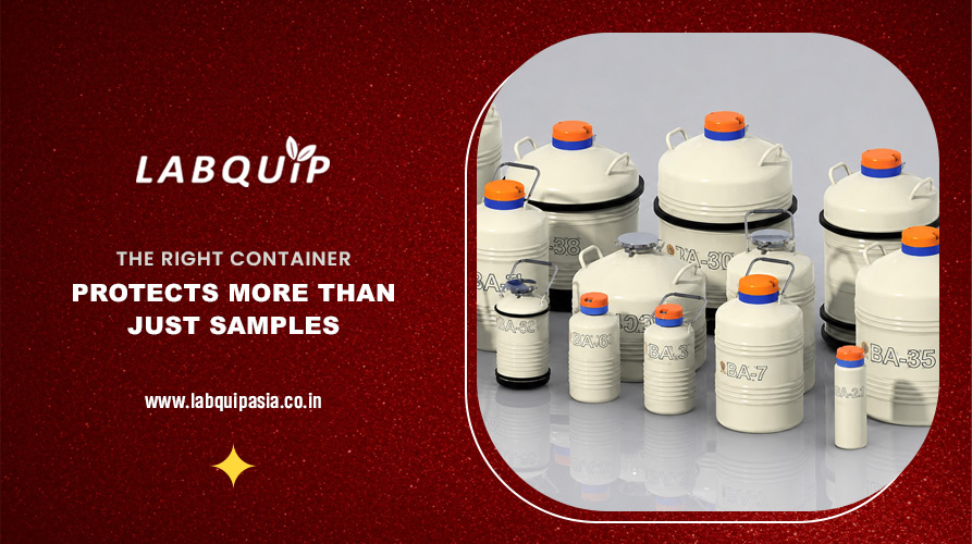 Liquid nitrogen container